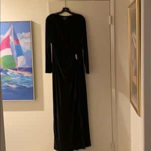 Black Ralph Lauren Evening Collection Gown